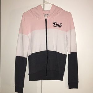 PINK zip-up hoodie